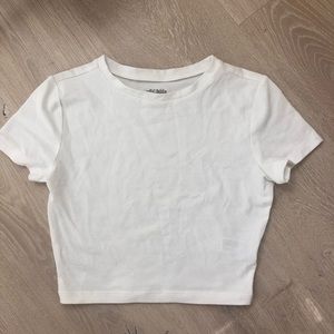 White Crop T-Shirt from Target